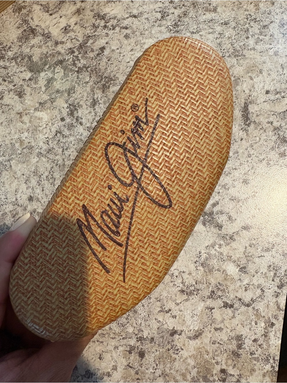 Maui Jim Tan Woven Signature Sunglasses Case